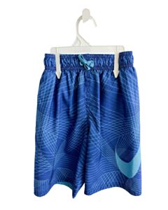 NIKE  BLUE   PRINTED DESIGN SWIM TRUNKS