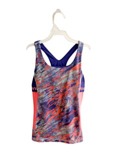 IVIVVA PURPLE PRINTED DESIGN SLEEVELESS SHIRT