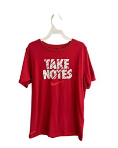 NIKE  RED   PRINTED DESIGN T-SHIRT