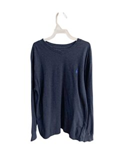 POLO BY RALPH LAUREN BLUE KNIT LS SHIRT