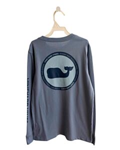 VINEYARD VINES  BLUE    KNIT LS SHIRT