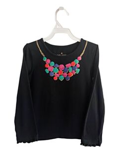 KATE SPADE BLACK KNIT LS SHIRT