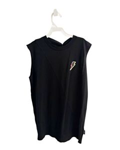 NUNUNU BLACK SLEEVELESS SHIRT