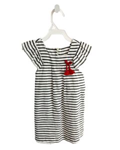 PAZ GRAY STRIPED DRESS
