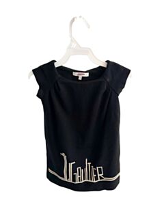 JUNIOR GAULTIER  BLACK   PRINTED DESIGN DRESS