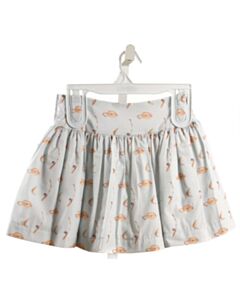 HANNAH KATE  BLUE  PRINTED DESIGN SKIRT