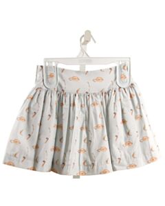 HANNAH KATE  BLUE  PRINTED DESIGN SKIRT