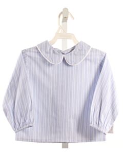 HANNAH KATE  BLUE  STRIPED  DRESS SHIRT