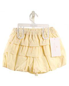 HANNAH KATE  YELLOW SEERSUCKER  SHORTS WITH BUBBLE HEM