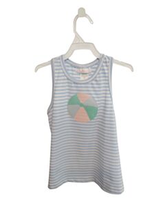 HANNAH KATE BLUE STRIPED KNIT TANK