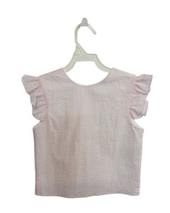 HANNAH KATE PINK SEERSUCKER SLEEVELESS SHIRT
