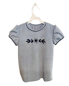 HANNAH KATE  BLUE CORDUROY   SHIRT-SS