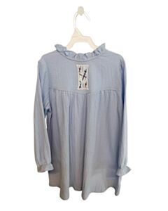 HANNAH KATE BLUE SHIRT-LS