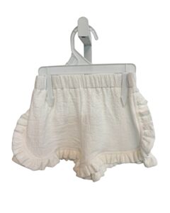 HANNAH KATE WHITE SHORTS WITH RUFFLE