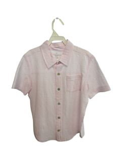 HANNAH KATE  PINK SEERSUCKER STRIPED  DRESS SHIRT