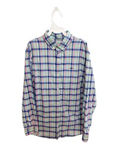 VINEYARD VINES  GREEN  PLAID  DRESS SHIRT