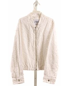 ZARA  WHITE EYELET  OUTERWEAR