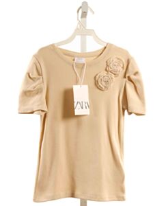 ZARA CREAM KNIT SS SHIRT