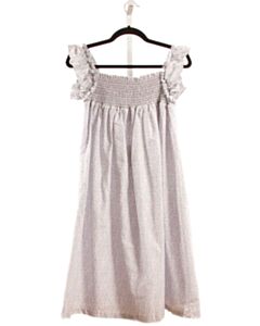 THE OAKS APPAREL   PURPLE  FLORAL SMOCKED DRESS