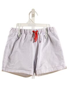 NO TAG  BLUE TERRY CLOTH STRIPED  SHORTS