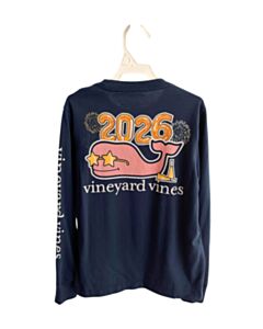 VINEYARD VINES  BLUE   PRINTED DESIGN T-SHIRT