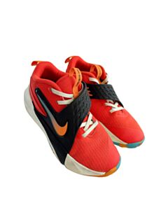 NIKE RED SNEAKERS *THIS ITEM IS GENTLY USED WITH MINOR SIGNS OF WEAR (FAINT STAIN) *EUC SIZE CHILD 2