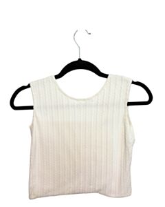 IFSO  CREAM    SLEEVELESS SHIRT