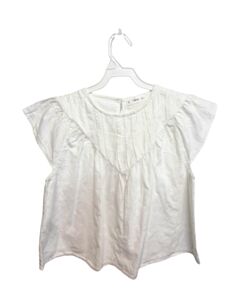 MANGO  WHITE    SHIRT-SS