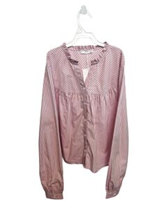 MANGO  PINK  STRIPED  DRESS SHIRT