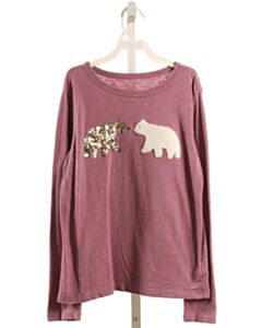 CREWCUTS  PURPLE    KNIT LS SHIRT
