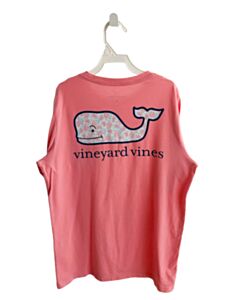 VINEYARD VINES PINK PRINTED DESIGN T-SHIRT