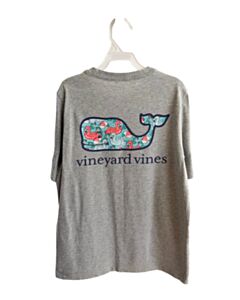 VINEYARD VINES  GRAY   PRINTED DESIGN T-SHIRT