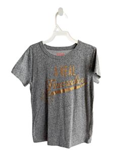 CREWCUTS  GRAY   PRINTED DESIGN T-SHIRT