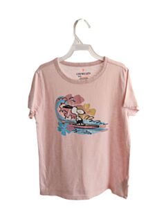 CREWCUTS LT PINK PRINTED DESIGN T-SHIRT