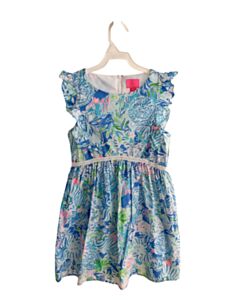LILLY PULITZER  BLUE  FLORAL  DRESS
