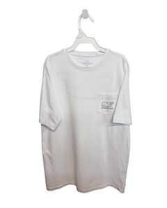 VINEYARD VINES WHITE PRINTED DESIGN T-SHIRT