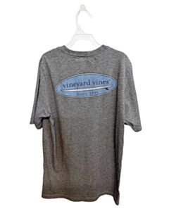 VINEYARD VINES GRAY PRINTED DESIGN T-SHIRT