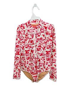 CREWCUTS  PINK   PRINTED DESIGN 1-PIECE SWIMSUIT