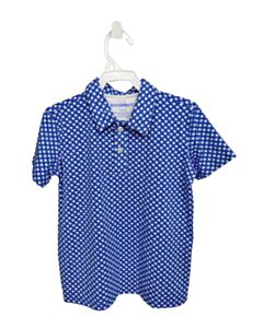 RUFFLE BUTTS BLUE DRESS SHIRT