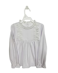 LITTLE ENGLISH  WHITE    KNIT LS SHIRT