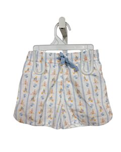 EYELET & IVY WHITE SWIM TRUNKS