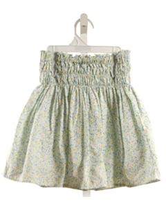 BELLA BLISS YELLOW FLORAL SMOCKED SKIRT