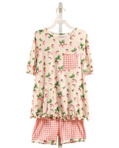SWEET HONEY PINK PRINTED DESIGN LOUNGEWEAR