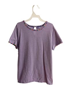 MINI BODEN PURPLE KNIT SS SHIRT