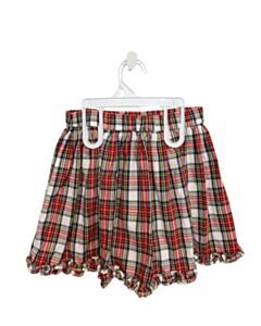 CREWCUTS RED PLAID SKIRT