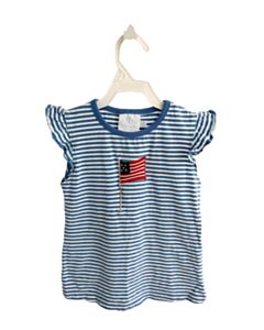 LITTLE ENGLISH BLUE STRIPED SLEEVELESS SHIRT