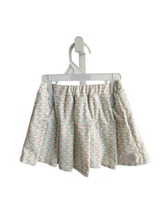 CECIL & LOU GREEN FLORAL SKORT