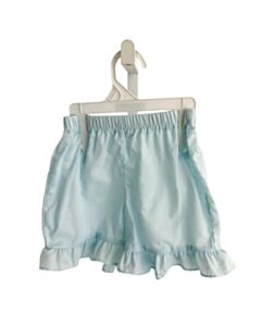 NO TAG  AQUA    SHORTS WITH RUFFLE