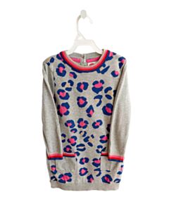 MINI BODEN GRAY PRINTED DESIGN KNIT DRESS