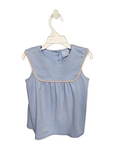 BELLA BLISS  LT BLUE    SLEEVELESS SHIRT